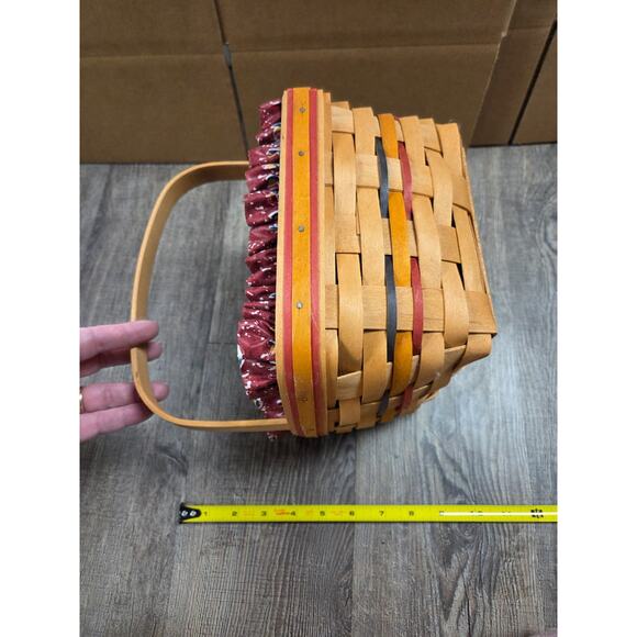 Longaberger 1996 Light The Fire Within Bee Basket Large Berry Signed - Picture 7 of 7